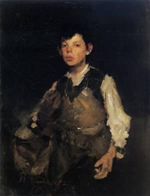 Frank Duveneck The Whistling Boy oil painting picture